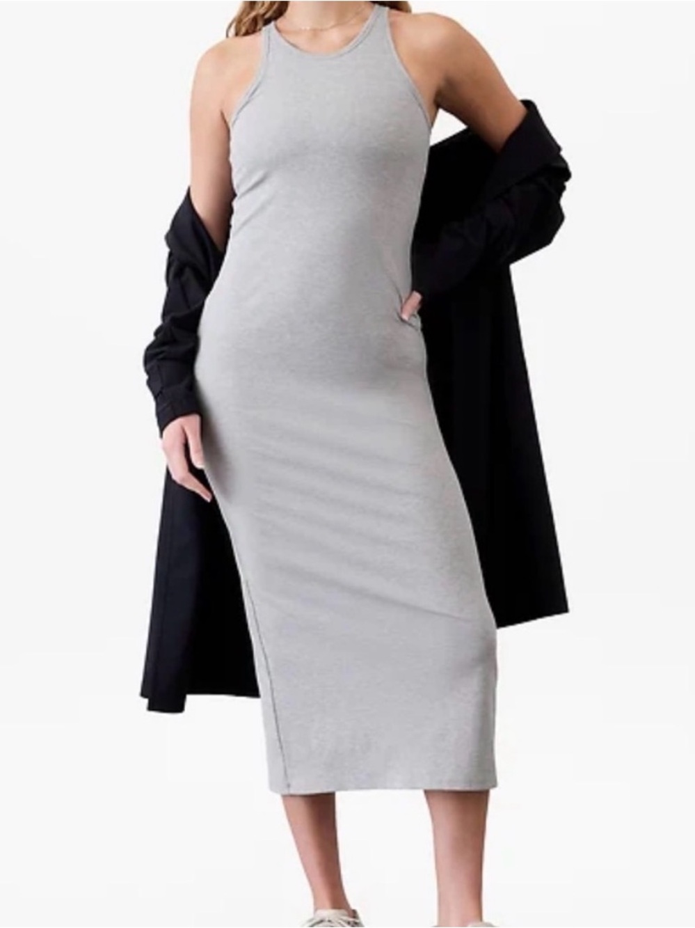 NWOT Athleta Ribbed Maxi Dress